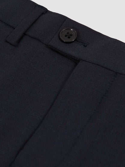 Reiss 3-9 yrs Wool-Blend Suit Trousers in Navy
