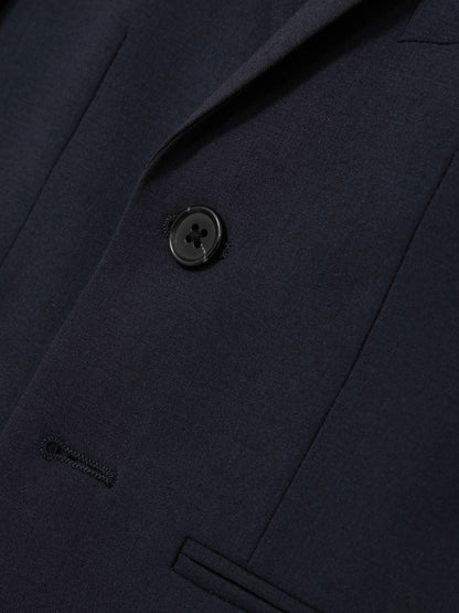 Reiss 9-14 yrs Wool-Blend Single-Breasted Suit Blazer in Navy