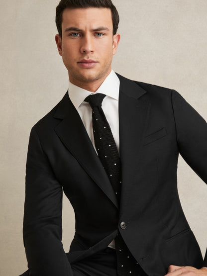 Reiss Regular Fit Cotton Sateen Shirt in White