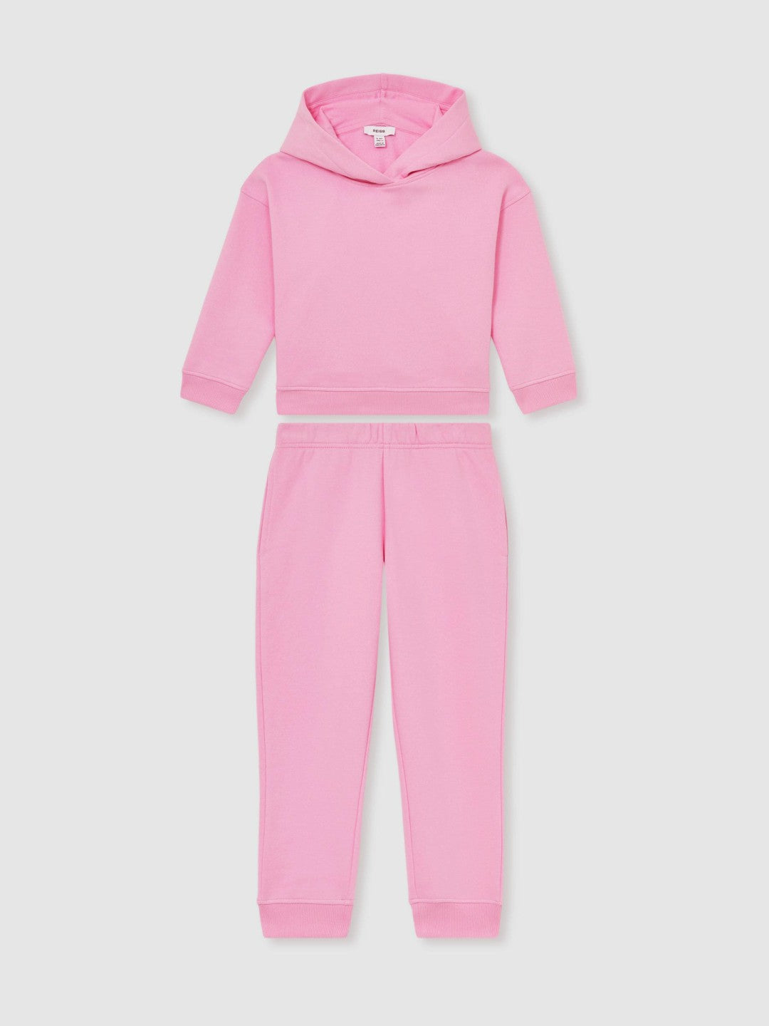 Reiss 9-13 yrs Cotton-Blend Hoodie And Joggers Set in Bright Pink