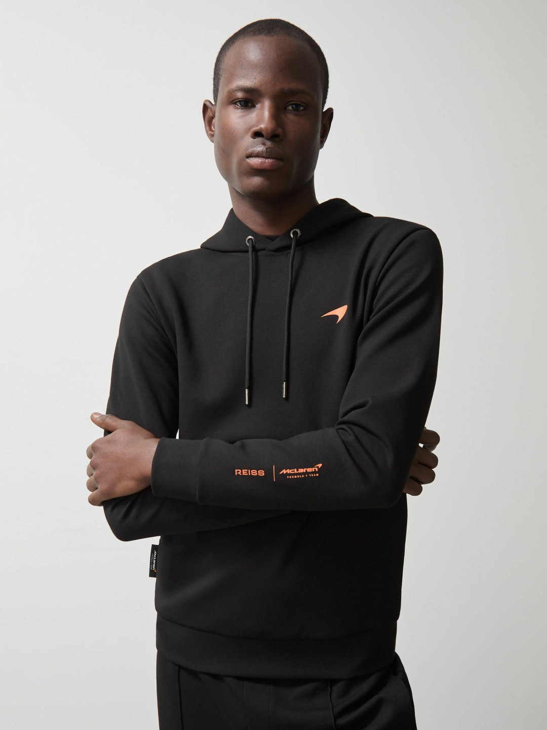 Reiss McLaren F1 Team Interlock Hoodie in Black