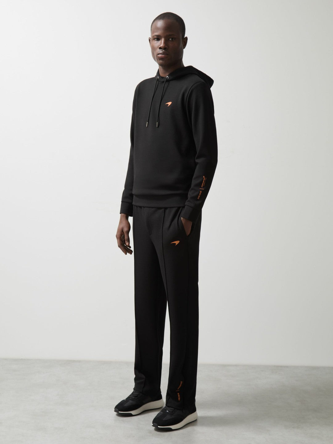Reiss McLaren F1 Team Interlock Hoodie in Black