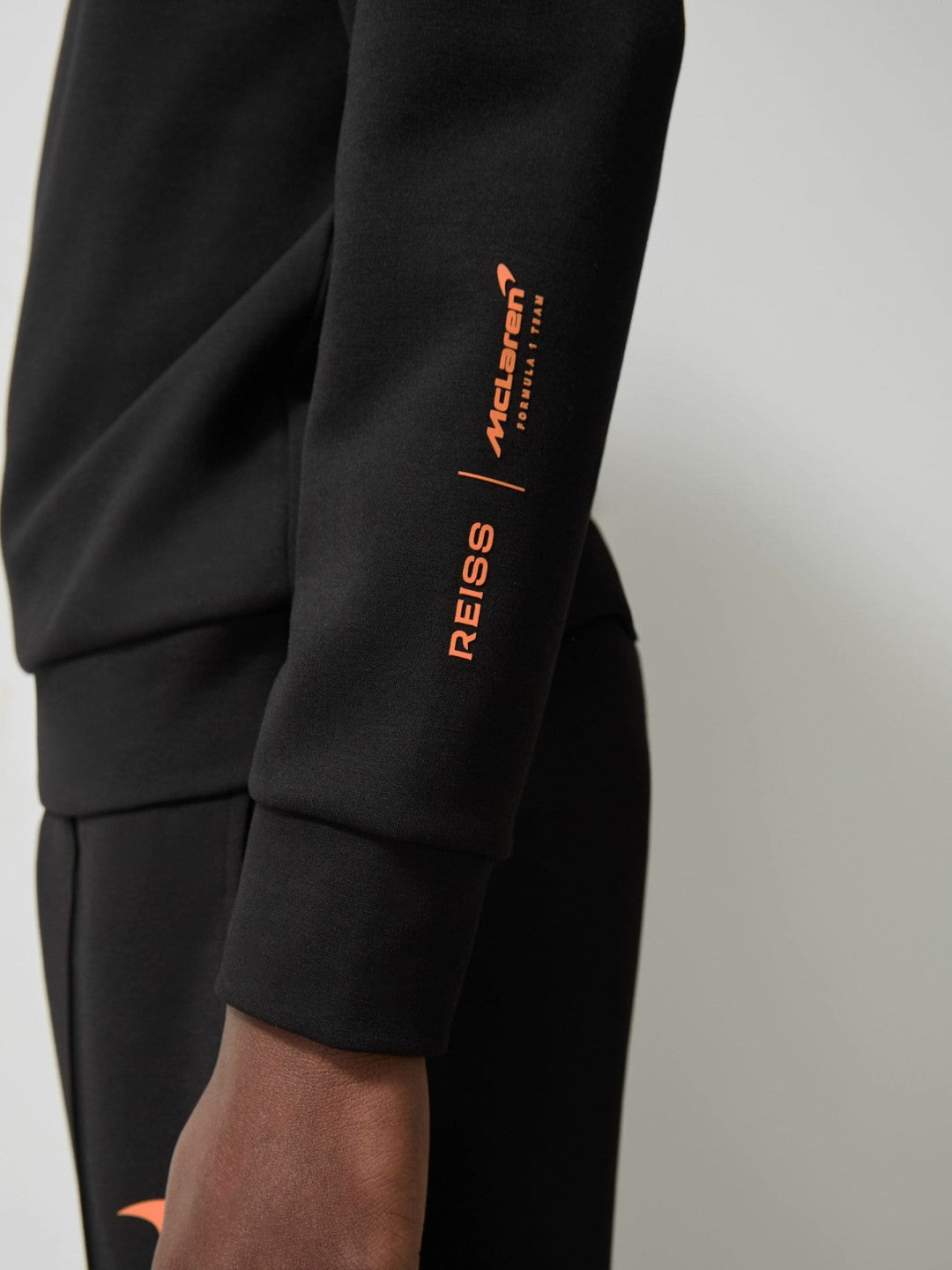 Reiss McLaren F1 Team Interlock Hoodie in Black