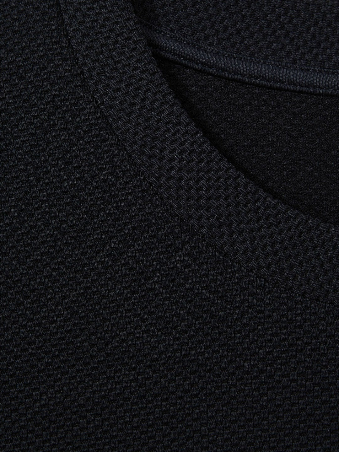 Reiss Textured Crew-Neck T-Shirt in Navy
