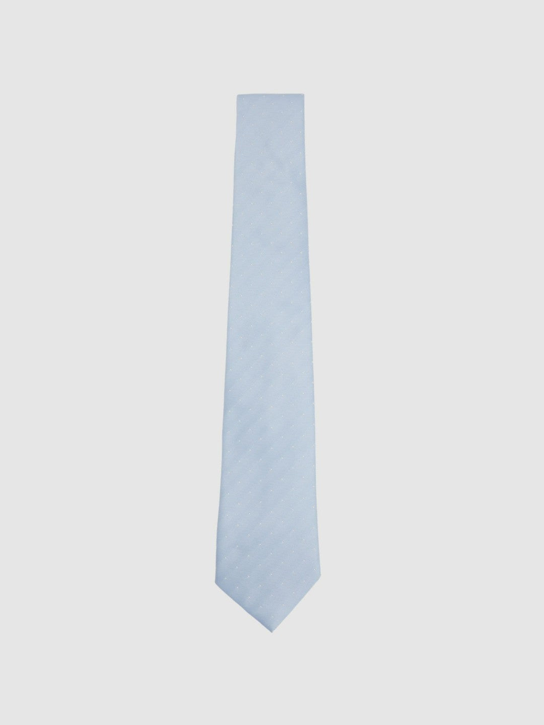 Reiss Polka Dot Silk Tie in Light Blue