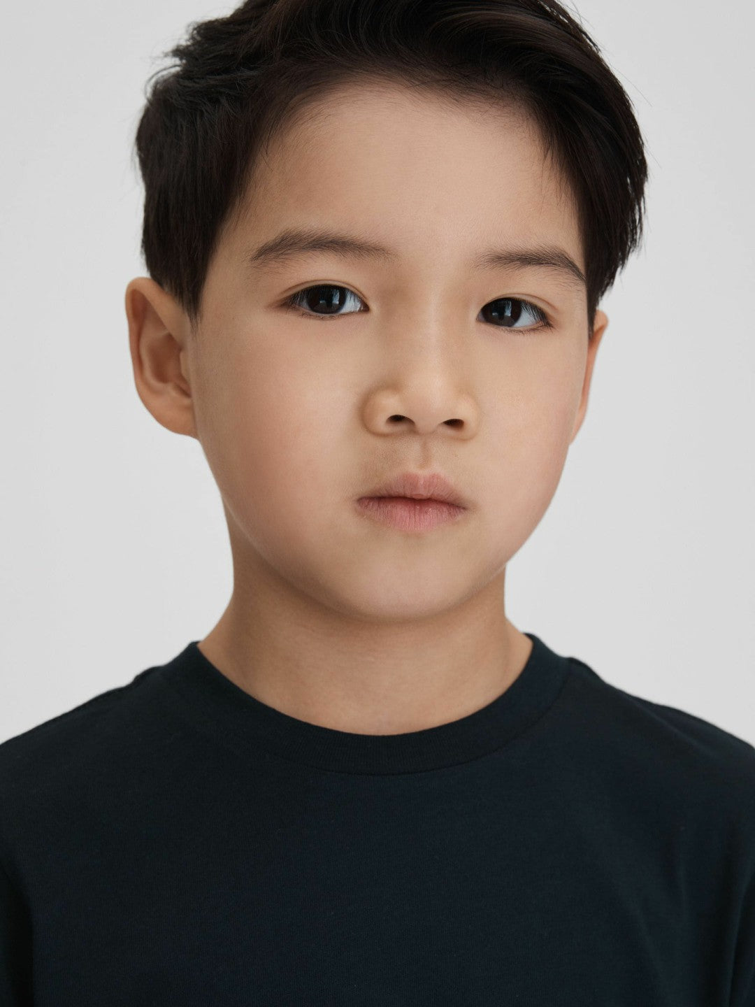 Reiss 9-13 yrs Crew Neck T-Shirt in Navy