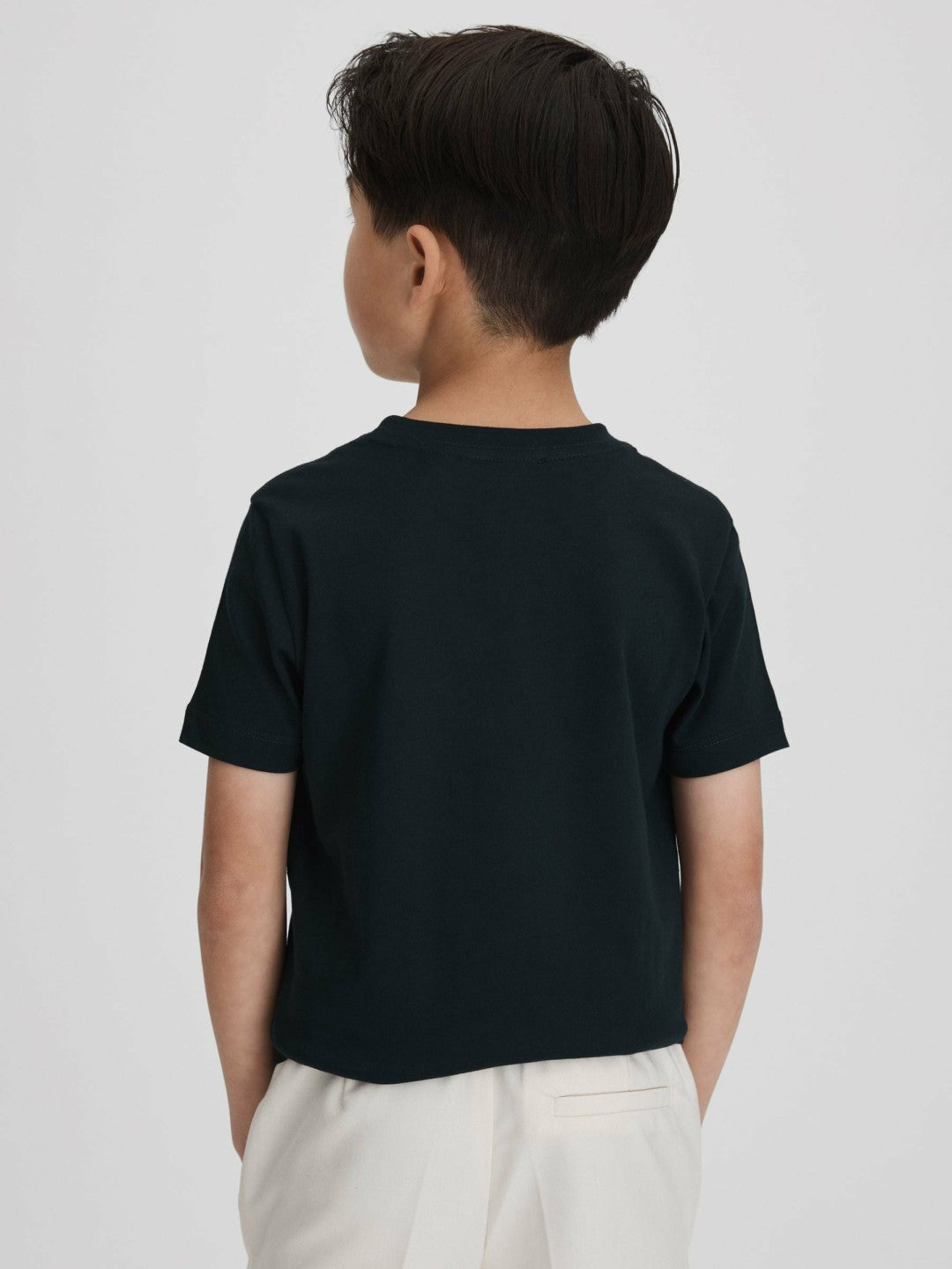 Reiss 9-13 yrs Crew Neck T-Shirt in Navy
