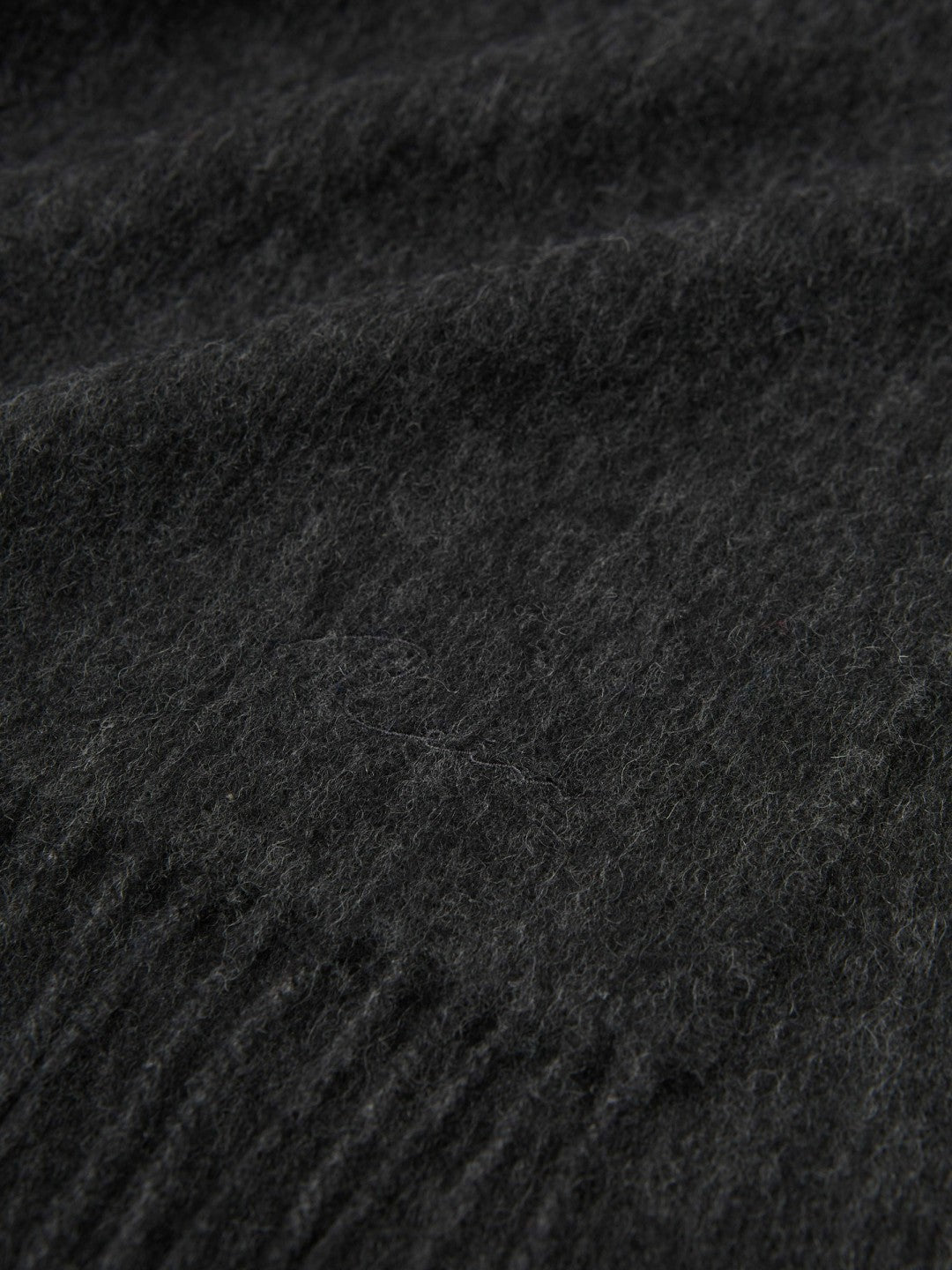 Reiss Wool and Cashmere Scarf in Charcoal
