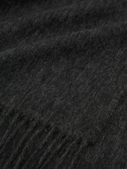 Reiss Wool and Cashmere Scarf in Charcoal