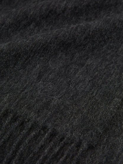 Reiss Wool and Cashmere Scarf in Charcoal