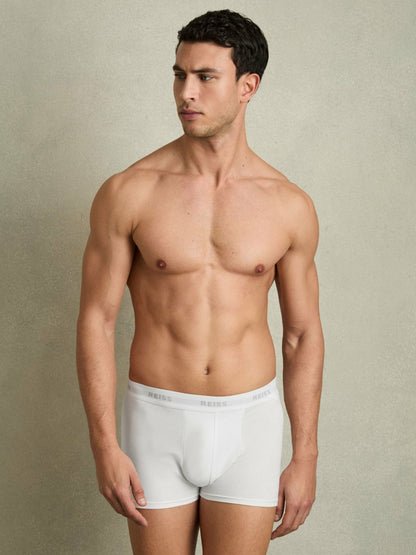 Reiss Three Pack Cotton Boxers in White