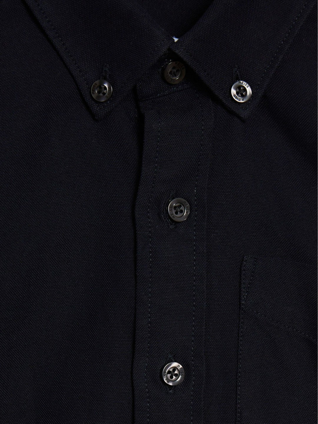Reiss 3-9 yrs Button Down Oxford Shirt in Navy