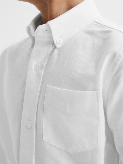 Reiss 13-14 yrs Button Down Oxford Shirt in White