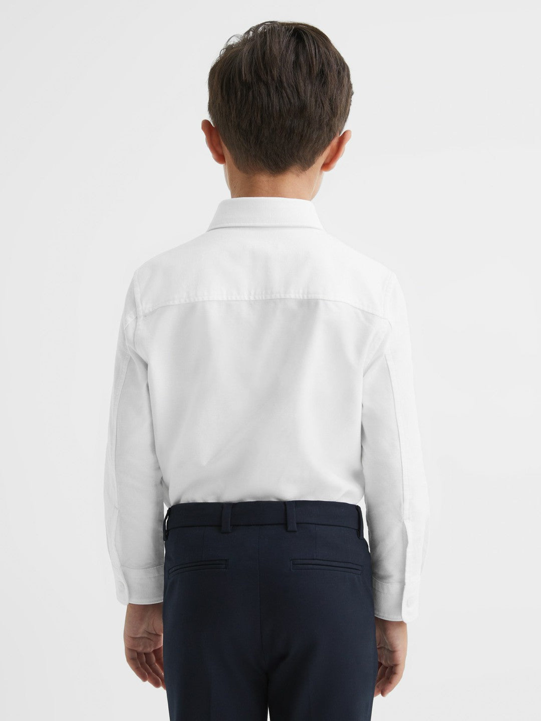 Reiss 13-14 yrs Button Down Oxford Shirt in White