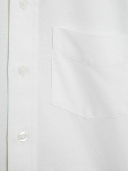 Reiss 13-14 yrs Button Down Oxford Shirt in White