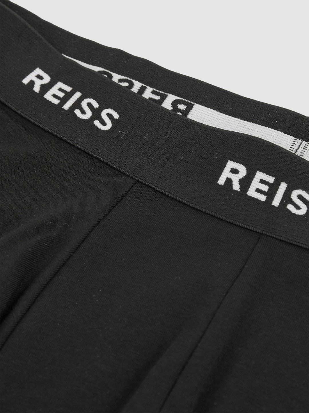 Reiss Three Pack Cotton Boxers in Black