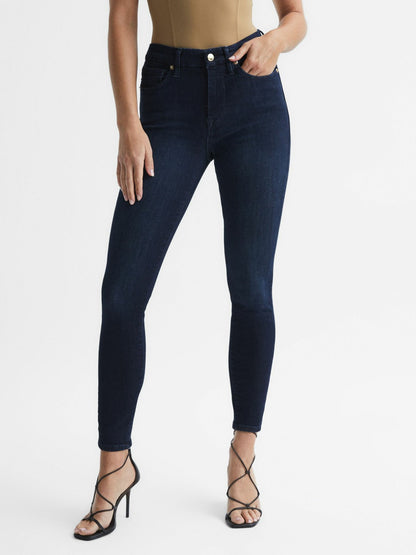Reiss Good American Sculpting Skinny Jeans in Indigo