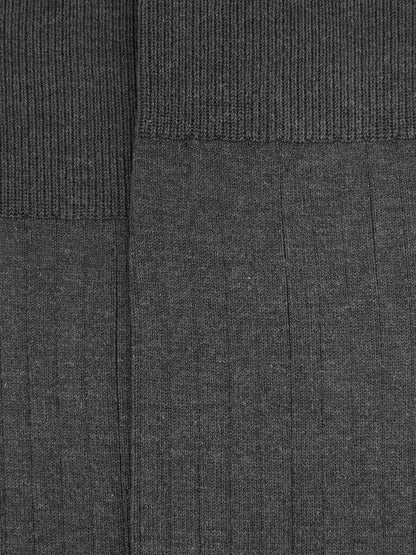 Reiss Ribbed Socks in Charcoal