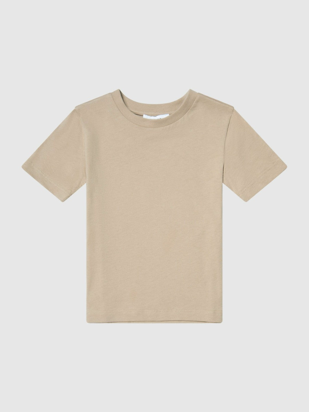 Reiss 9-13 yrs Crew Neck T-Shirt in Stone