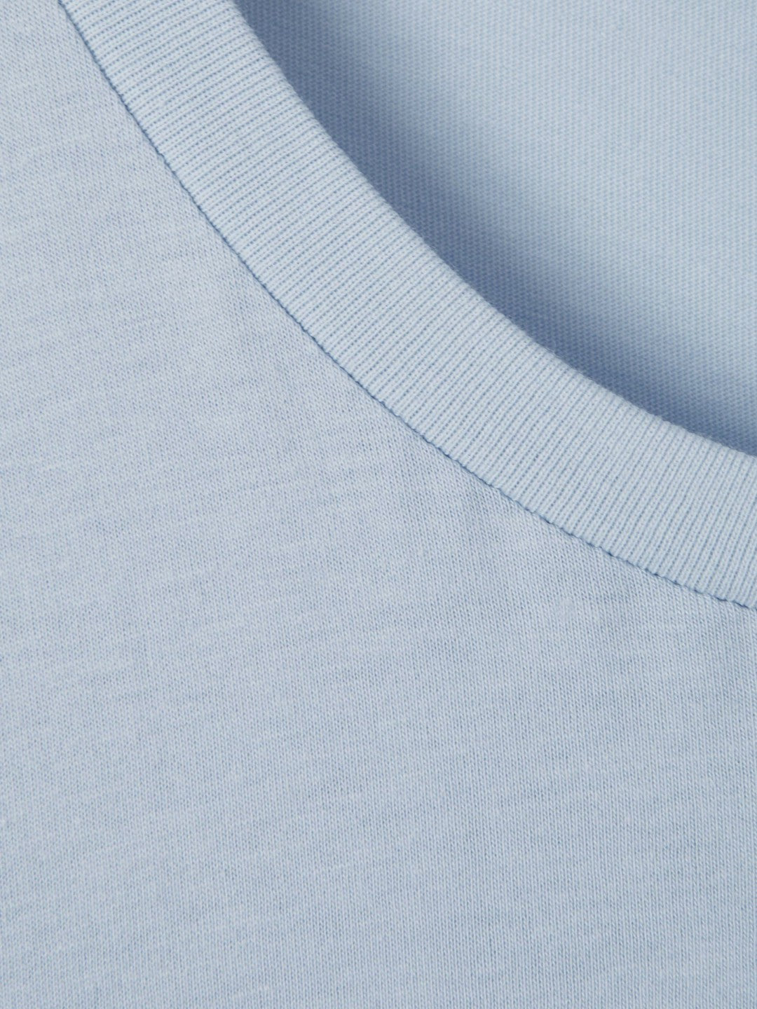 Reiss Cotton Crew Neck T-Shirt in Soft Blue