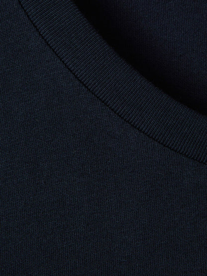 Reiss Cotton Crew Neck T-Shirt in Navy