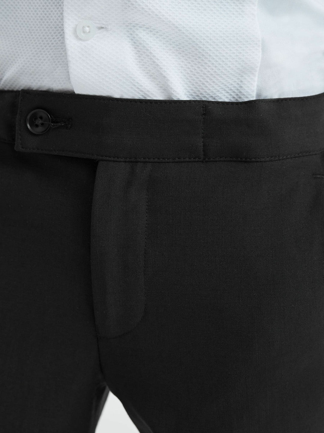 Reiss 3-9 yrs Tuxedo Satin Stripe Trousers in Black