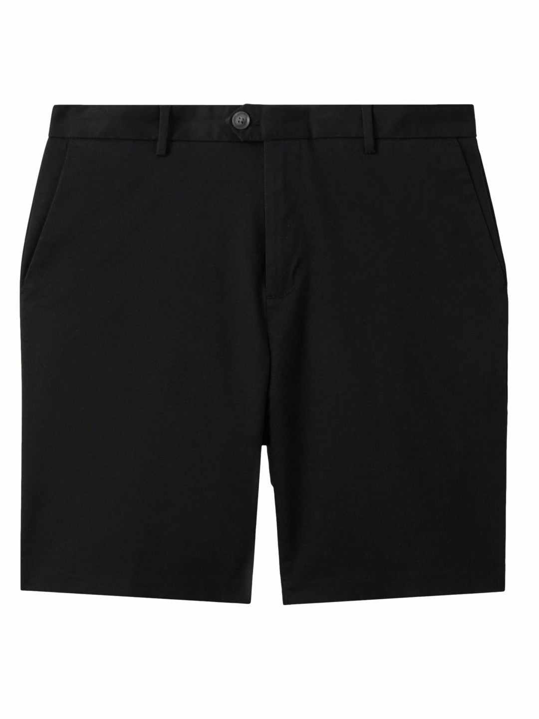 Reiss Cotton Chino Shorts with Stretch in Black