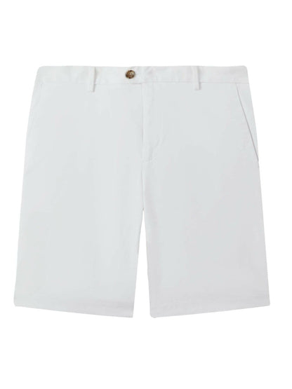 Reiss Cotton Chino Shorts with Stretch in White