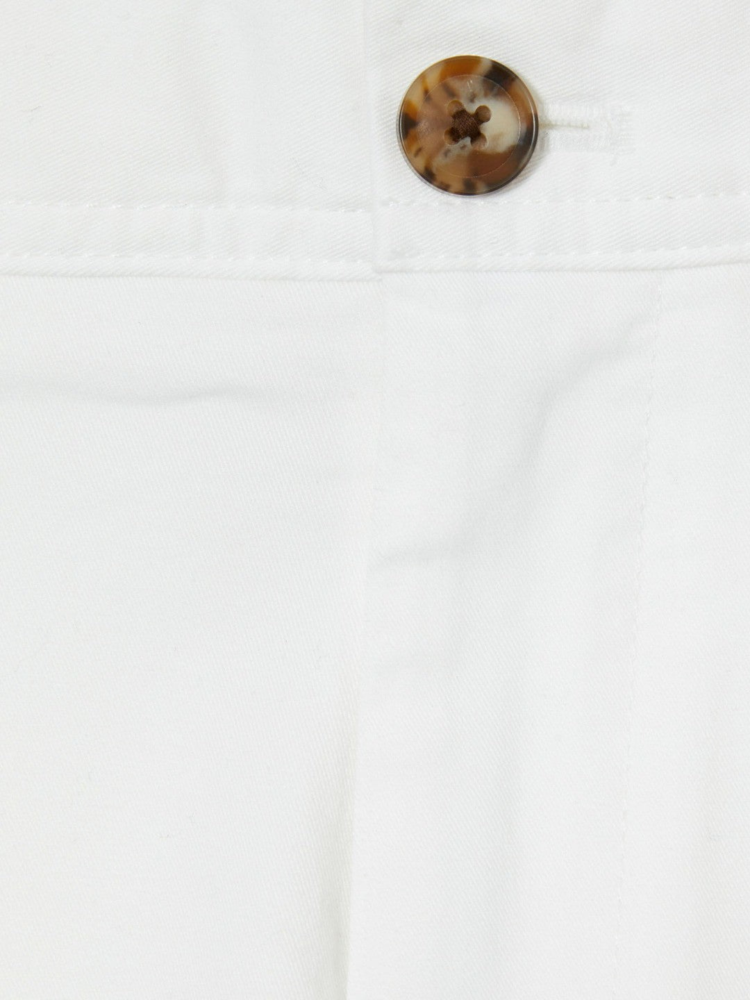 Reiss Slim Fit Washed Cotton Blend Chinos in White
