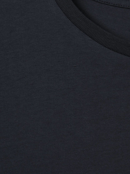 Reiss Cotton Crew Neck T-Shirt in Airforce Blue