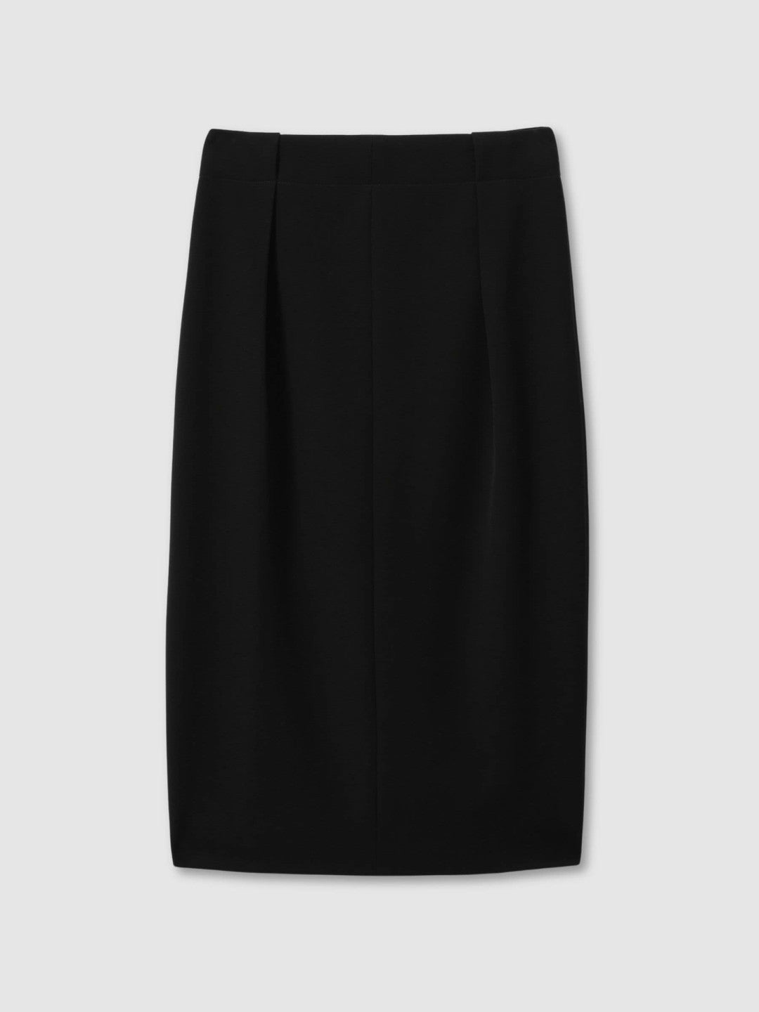 Reiss Petite Tailored Midi Suit Skirt in Black