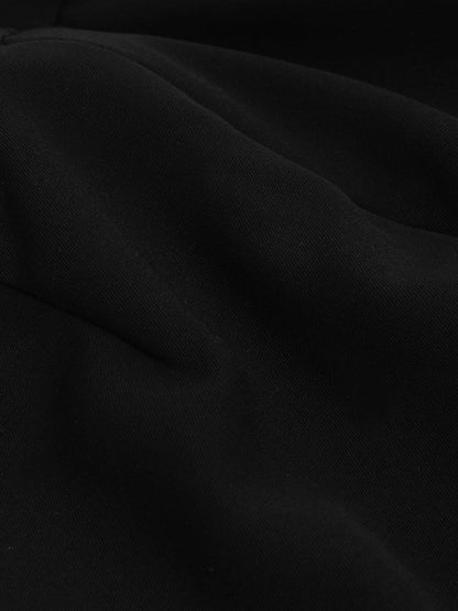 Reiss Petite Tailored Midi Suit Skirt in Black