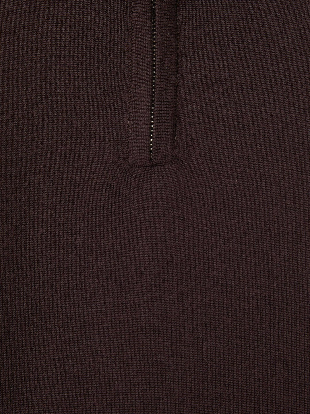 Reiss 9-13 yrs Merino Wool Half-Zip Funnel Neck Jumper in Dark Bordeaux