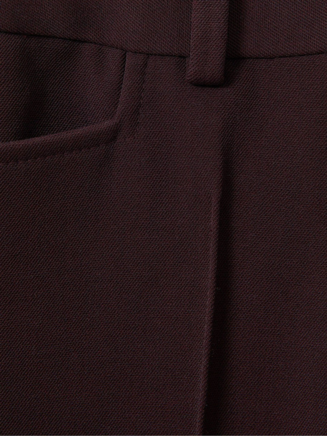 Reiss Petite Flared Suit Trousers in Berry