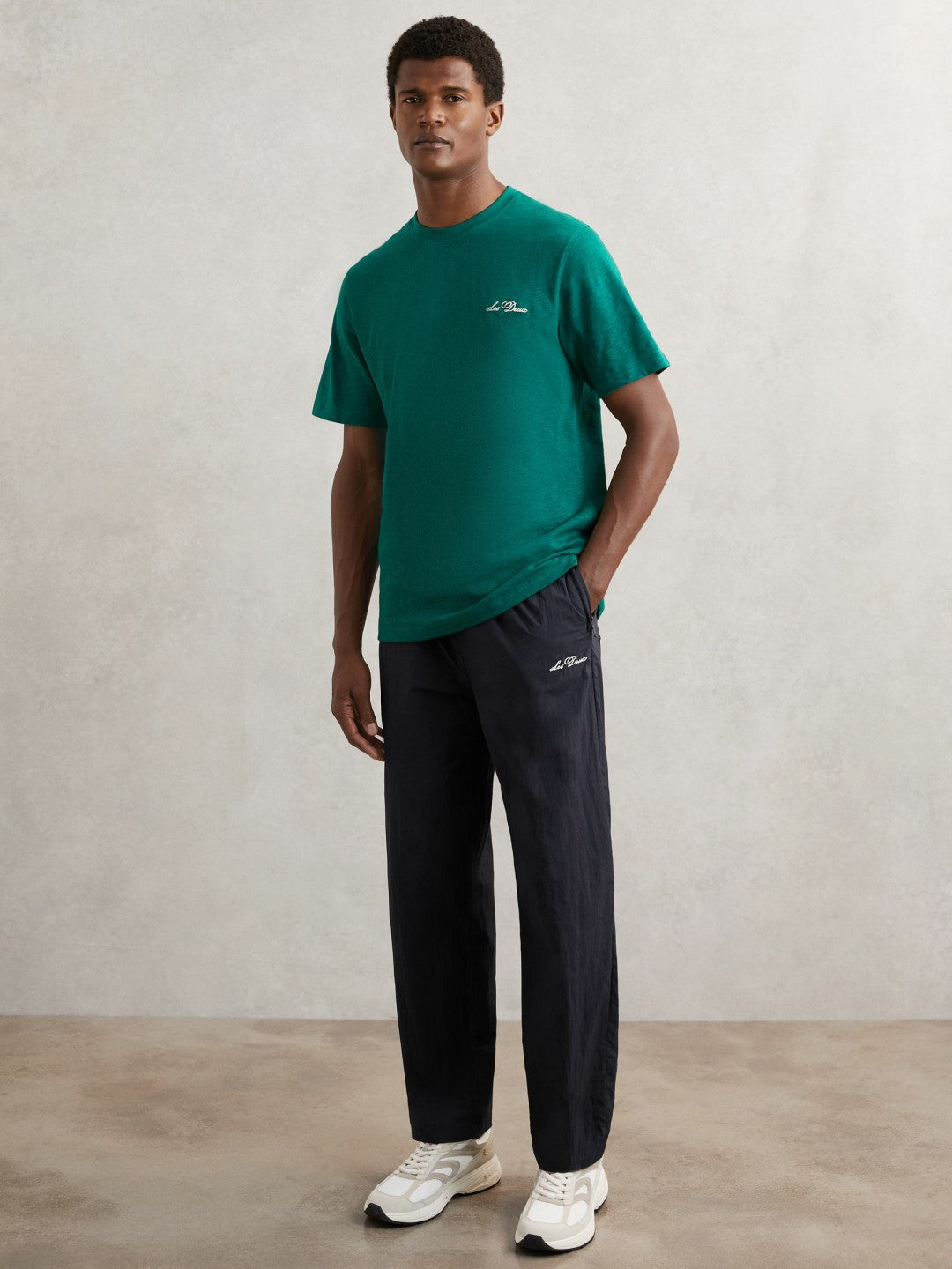 Reiss Les Deux Technical Logo Joggers in Dark Navy