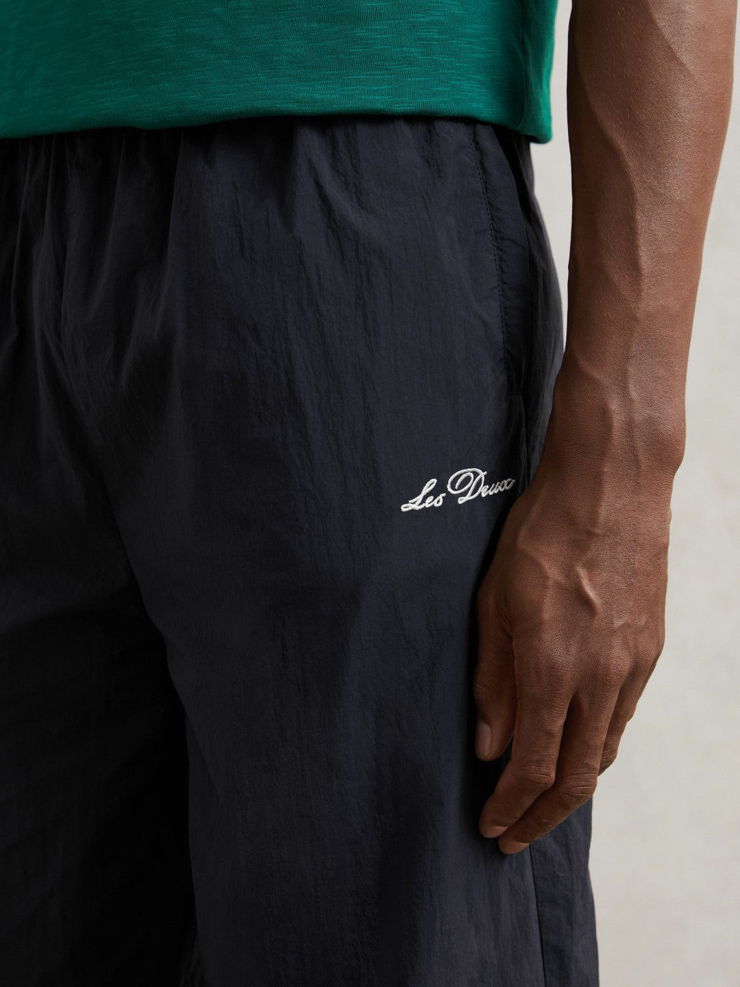 Reiss Les Deux Technical Logo Joggers in Dark Navy