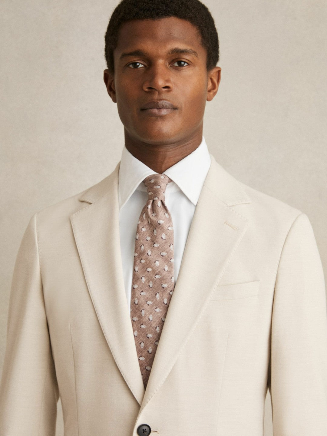 Reiss Long-Sleeve Travel Shirt in White
