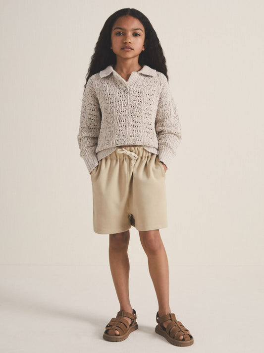 Reiss 4-9 yrs | Les 100 Ciels Jersey Shorts in Sage