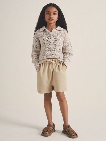 Reiss 9-13 yrs | Les 100 Ciels Jersey Shorts in Sage
