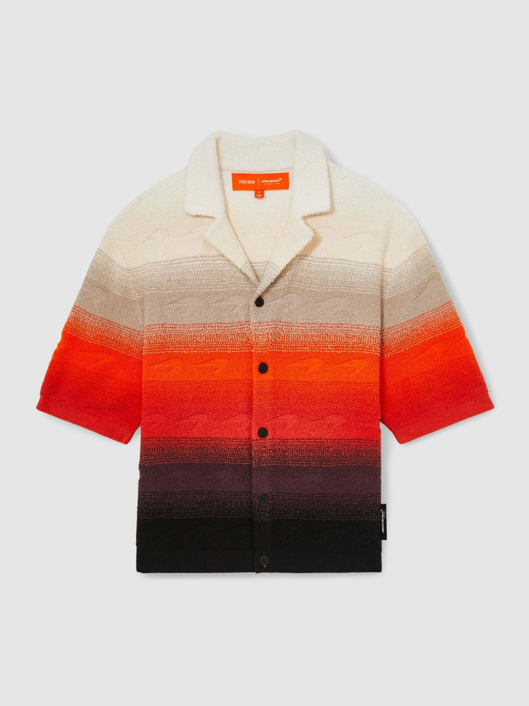 Reiss McLaren F1 Team Towelling Logo Shirt in Multi