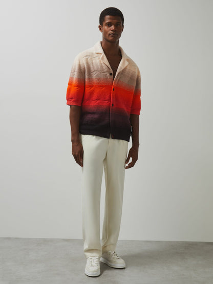 Reiss McLaren F1 Team Towelling Logo Shirt in Multi