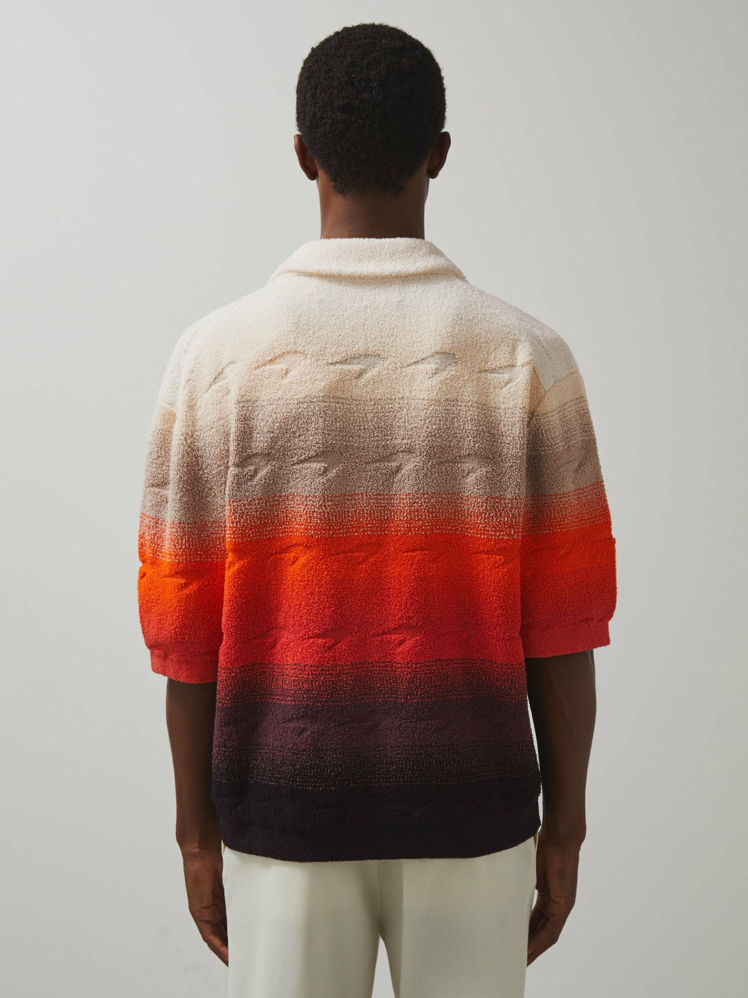 Reiss McLaren F1 Team Towelling Logo Shirt in Multi