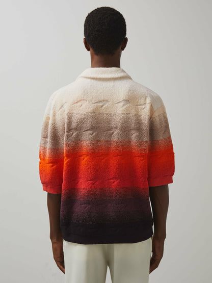 Reiss McLaren F1 Team Towelling Logo Shirt in Multi