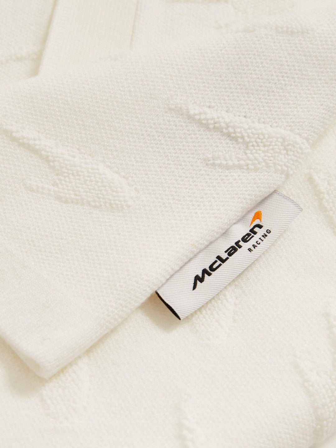 Reiss McLaren F1 Team Speedmark Knit Shirt in White