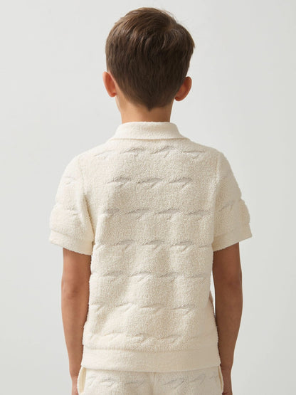 Reiss 9-13 yrs McLaren F1 Team Speedmark Polo Shirt in White