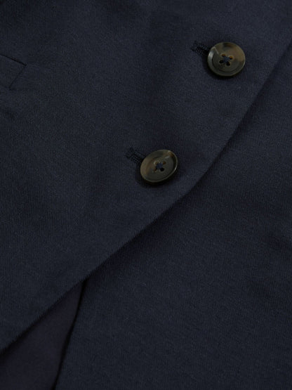 Reiss Paige Button-Through Vest in Dark Ink Blue