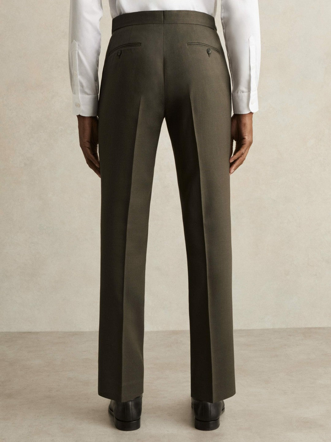 Reiss Slim-Fit Suit Trousers in Dark Green