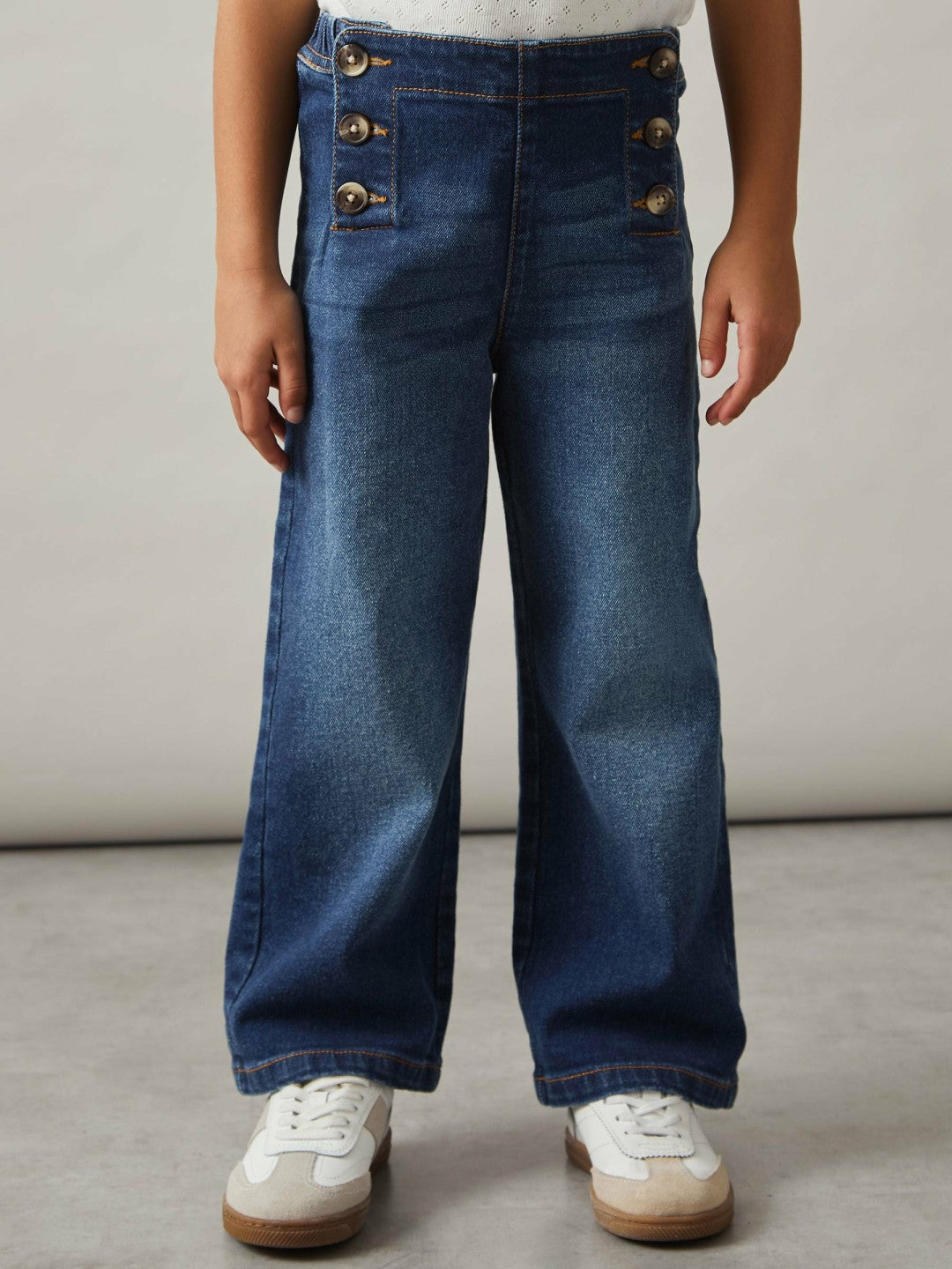 Reiss Straight-Leg Sailor Jeans in Blue