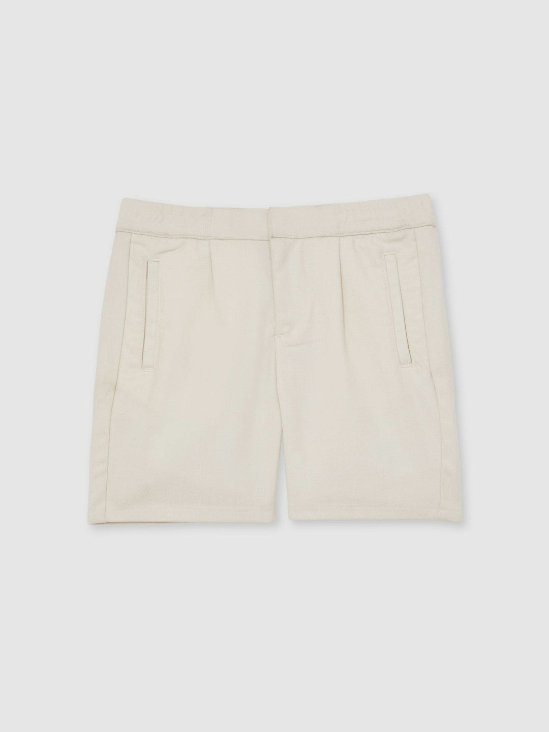Reiss 3-9 yrs Relaxed Drawstring Shorts in Off White