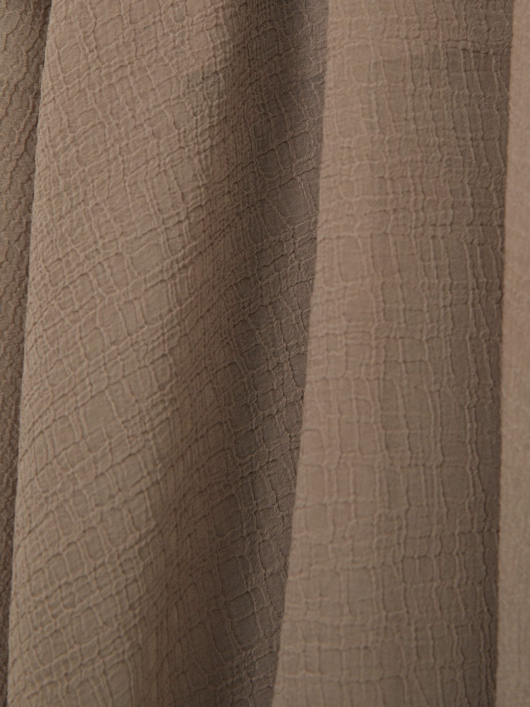 Reiss Petite Sheer-Overlay High-Low Shorts in Mink Neutral
